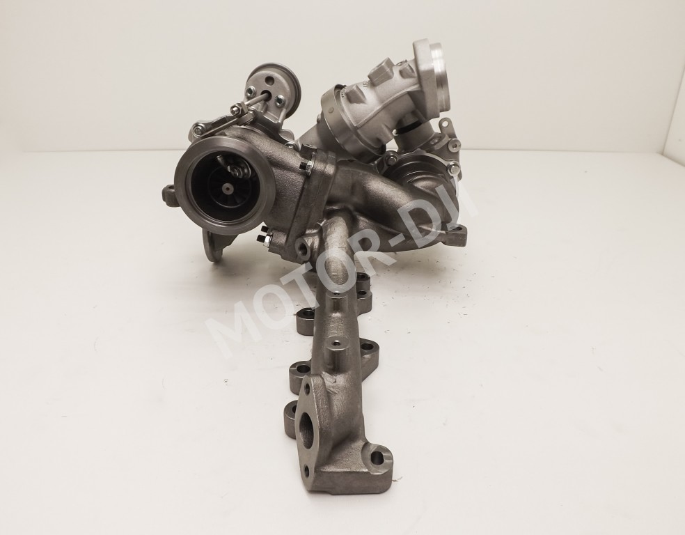 Турбина VW Transporter T5, Amarok 2.0л TDI-CR, 120 - 132 kW, с 2008г ( 2 картриджа)